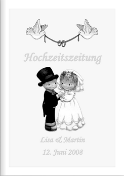 Muster Hochzeitszeitung